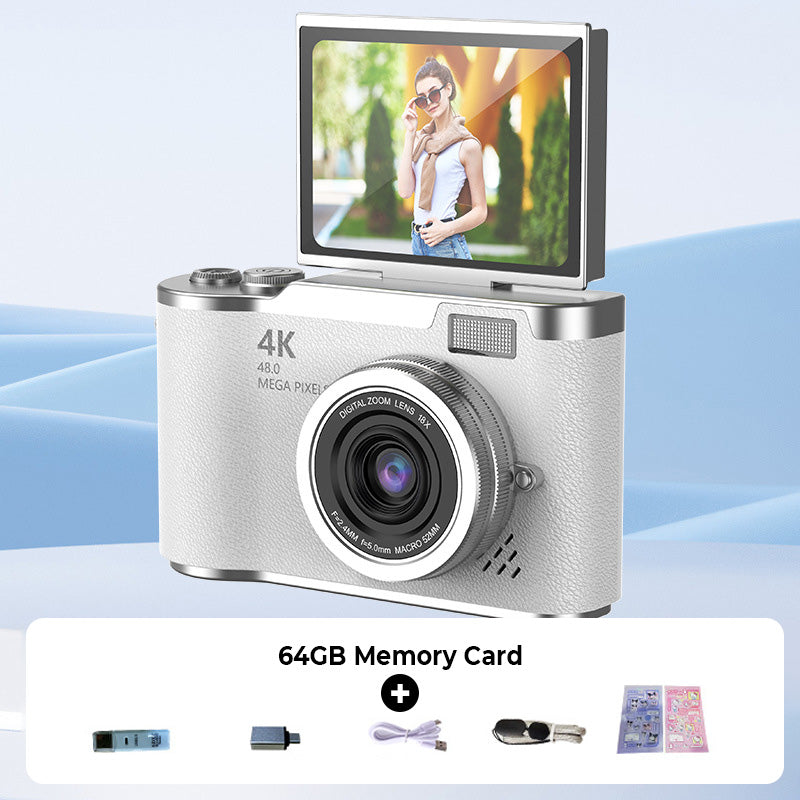VividSnap | Digital Camera with 4K HD Flip Screen