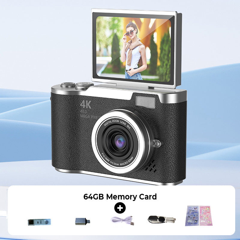 VividSnap | Digital Camera with 4K HD Flip Screen