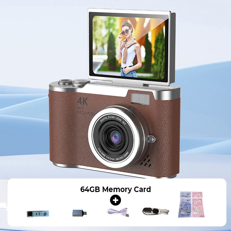 VividSnap | Digital Camera with 4K HD Flip Screen