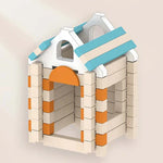 Wooden Building Block Set in Montessori Style – Stacking and Construction Toy