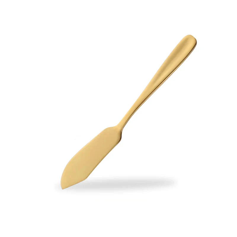 Stainless Steel Butter Knife – Colourful Spreader for Dessert, Jam, and Cream Cheese