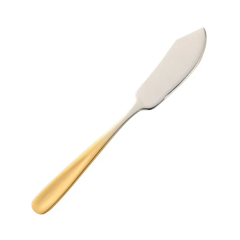 Stainless Steel Butter Knife – Colourful Spreader for Dessert, Jam, and Cream Cheese