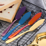 Stainless Steel Butter Knife – Colourful Spreader for Dessert, Jam, and Cream Cheese