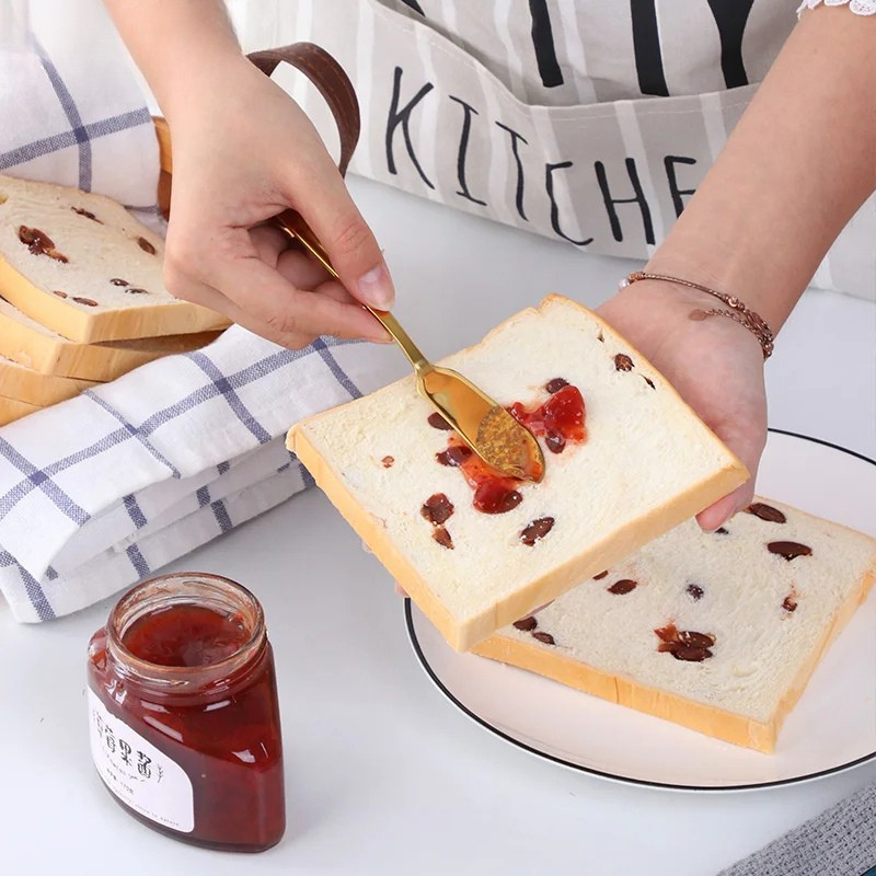 Stainless Steel Butter Knife – Colourful Spreader for Dessert, Jam, and Cream Cheese