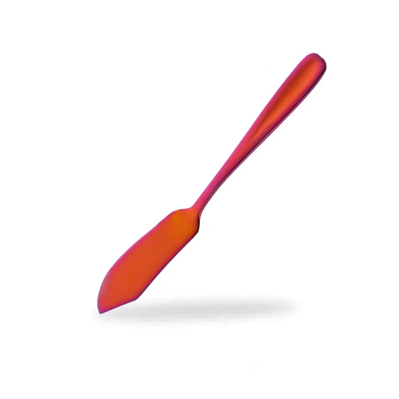 Stainless Steel Butter Knife – Colourful Spreader for Dessert, Jam, and Cream Cheese