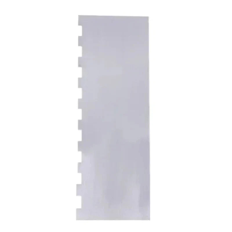 Precise Stainless Steel Cake Smoother with Double Patterns