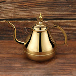 Präzisions-Wasserkocher aus Edelstahl mit Filter für Kaffee und Tee