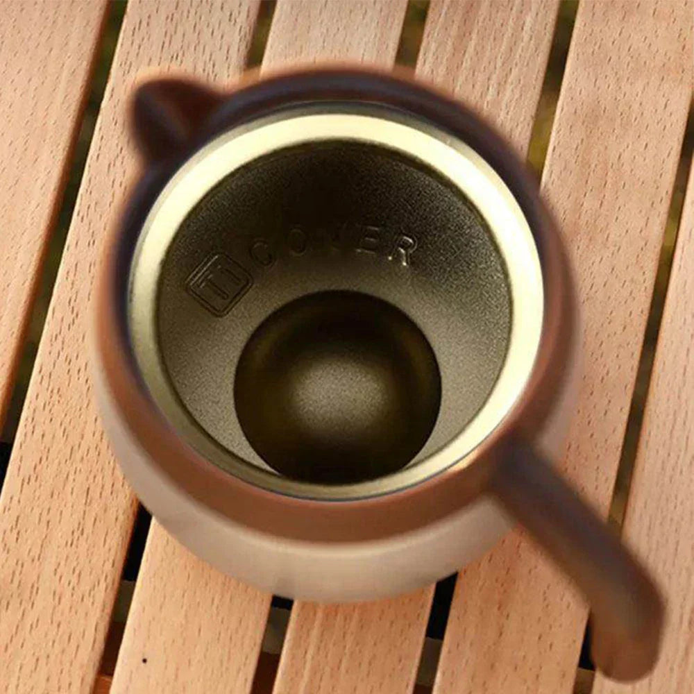 Premium Stainless Steel Teapot with Titanium Inner Coating | Tea Enjoyment