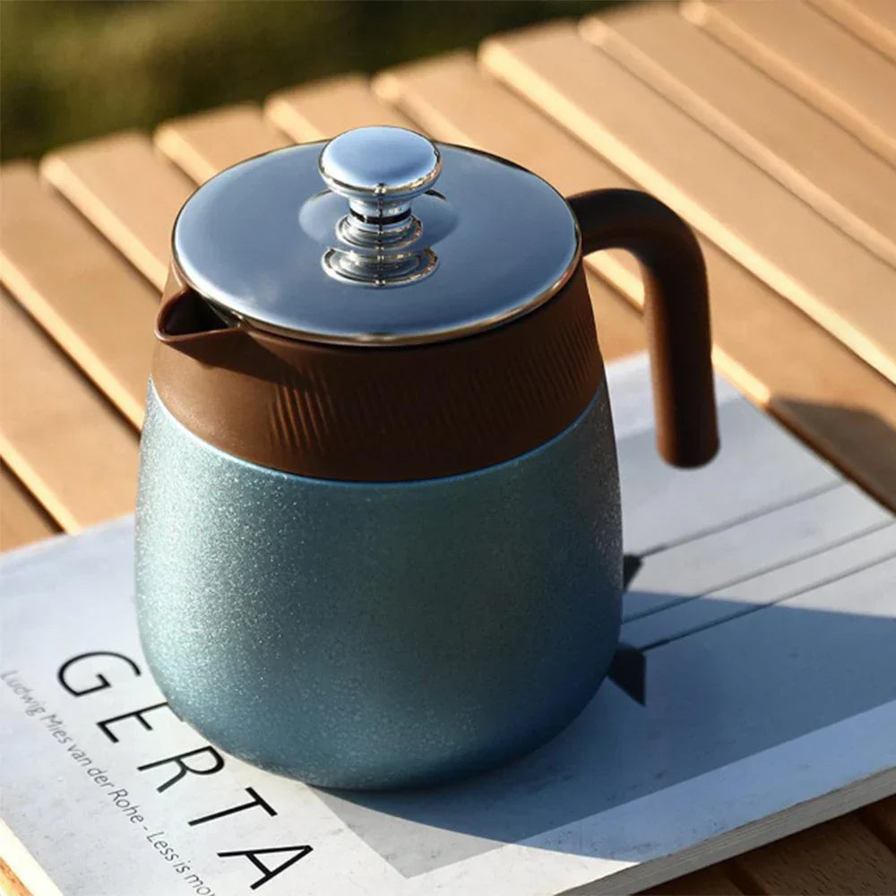 Premium Stainless Steel Teapot with Titanium Inner Coating | Tea Enjoyment