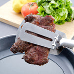 Multifunctional Stainless Steel Grill Tongs for Steak & BBQ