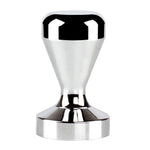 Elegant stainless steel coffee cup with milk froth design