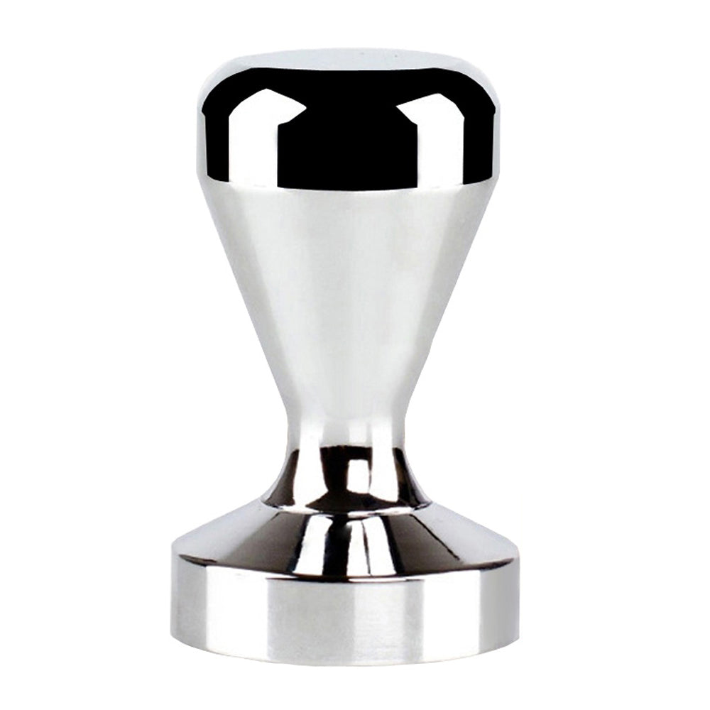 Elegant stainless steel coffee cup with milk froth design