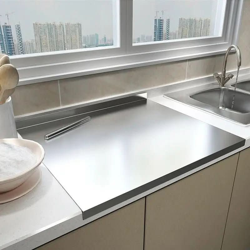 Stainless Steel Cutting Board - Non-Slip, Easy to Clean