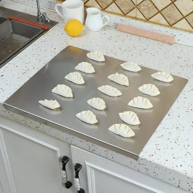 Stainless Steel Cutting Board - Non-Slip, Easy to Clean