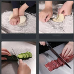 Stainless Steel Cutting Board - Non-Slip, Easy to Clean