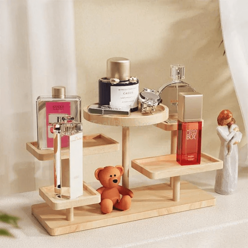 NaturPur - Elegantes 5-stufiges Holzregal für Ihre Schätze