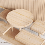NaturPur - Elegantes 5-stufiges Holzregal für Ihre Schätze