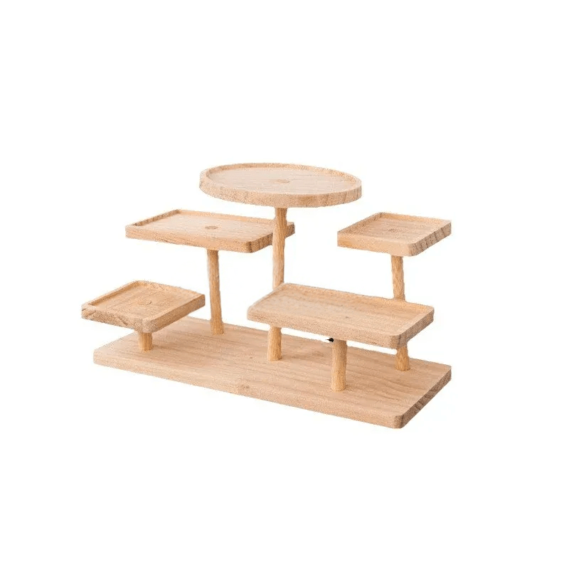 NaturPur - Elegantes 5-stufiges Holzregal für Ihre Schätze