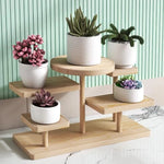 NaturPur - Elegantes 5-stufiges Holzregal für Ihre Schätze