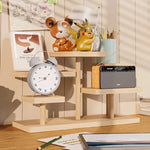 NaturPur - Elegantes 5-stufiges Holzregal für Ihre Schätze