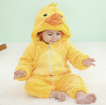 Fluffy Animal Romper for Babies | Wolklin Overall