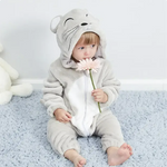 Fluffy Animal Romper for Babies | Wolklin Overall