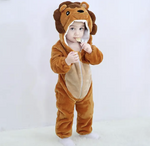 Fluffy Animal Romper for Babies | Wolklin Overall