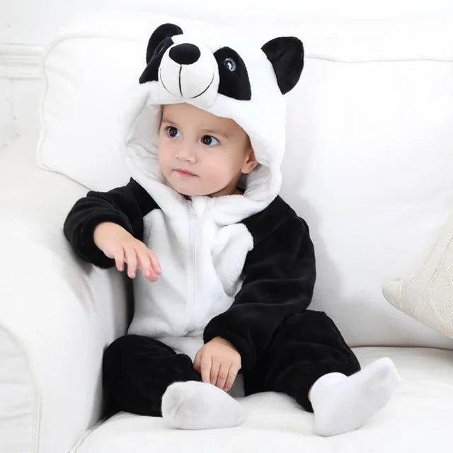 Fluffy Animal Romper for Babies | Wolklin Overall