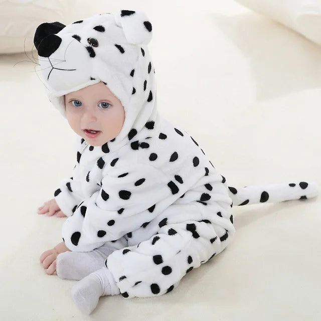 Fluffy Animal Romper for Babies | Wolklin Overall