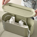 Kabelmeister Aufbewahrungsbox – Eleganter Kabel Organizer aus robustem Kunststoff