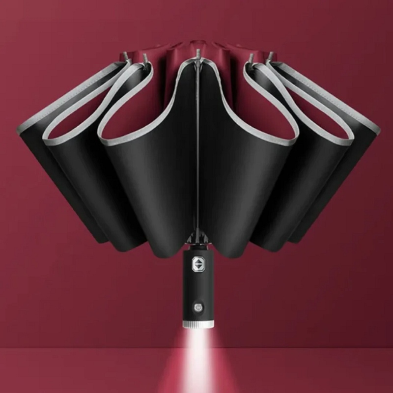 Stormproof Automatic Umbrella with LED Lighting