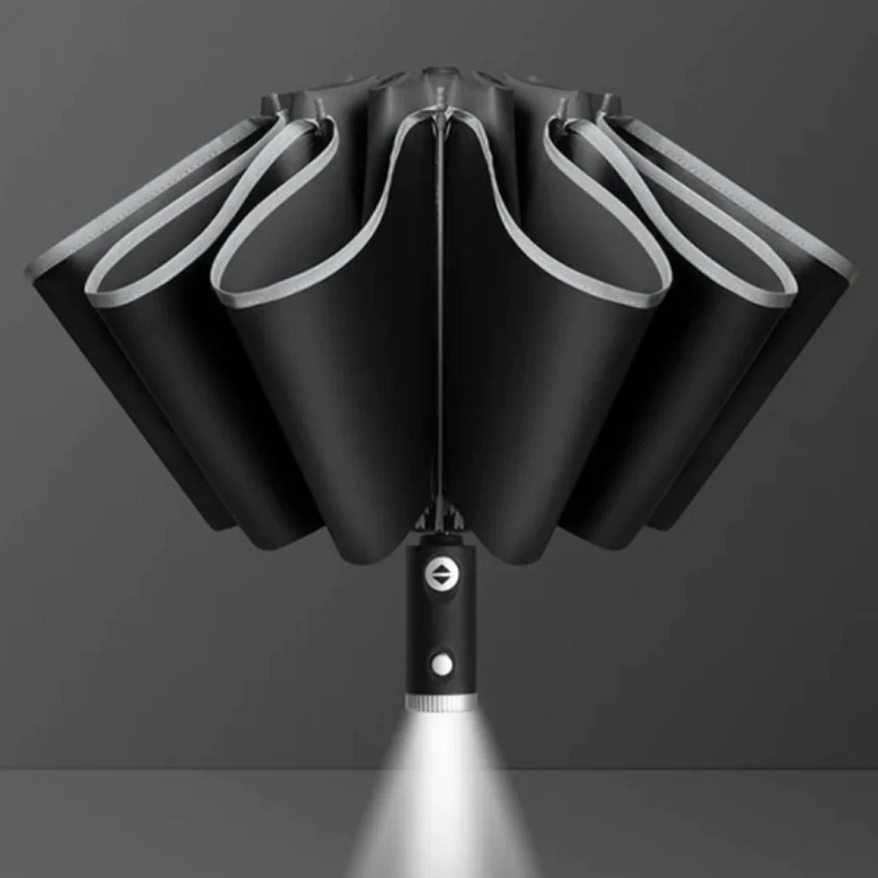 Stormproof Automatic Umbrella with LED Lighting