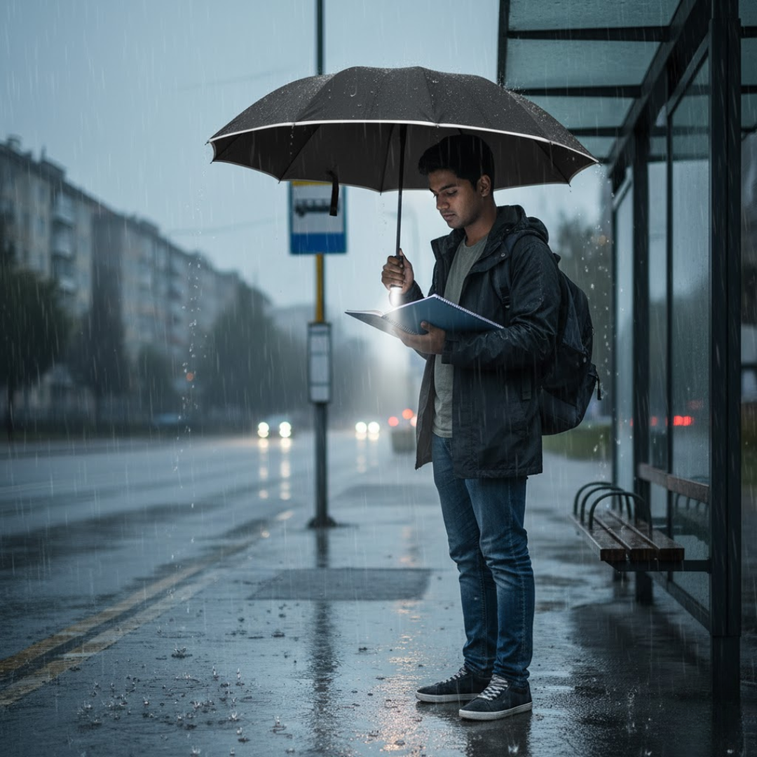 Stormproof Automatic Umbrella with LED Lighting