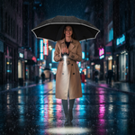 Stormproof Automatic Umbrella with LED Lighting
