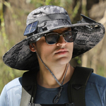 Sun Protection Cap with Integrated Fan and UV Protection