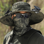 Sun Protection Cap with Integrated Fan and UV Protection