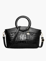 Elegante Ledertasche mit praktischem Schulterriemen