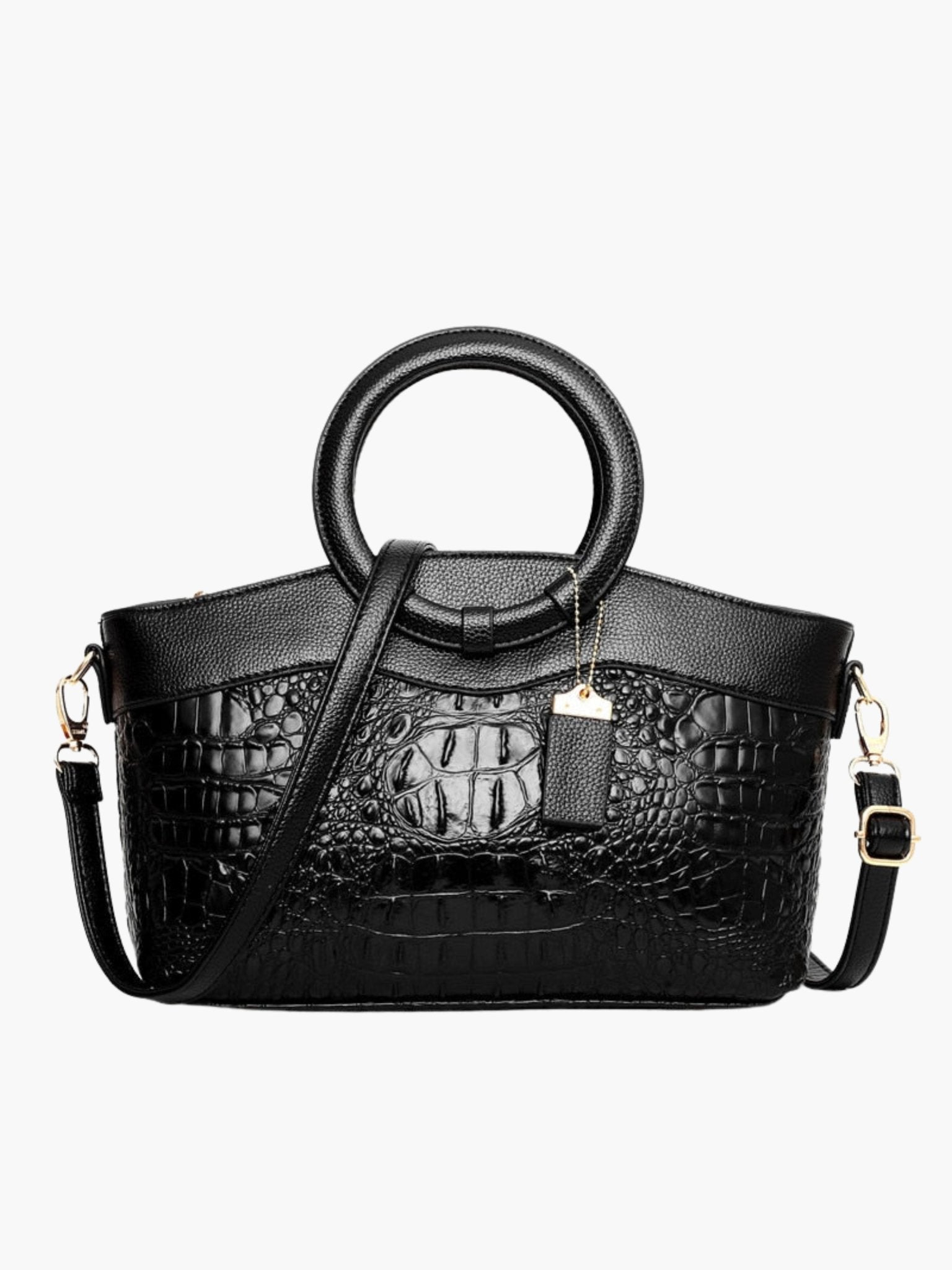 Elegante Ledertasche mit praktischem Schulterriemen