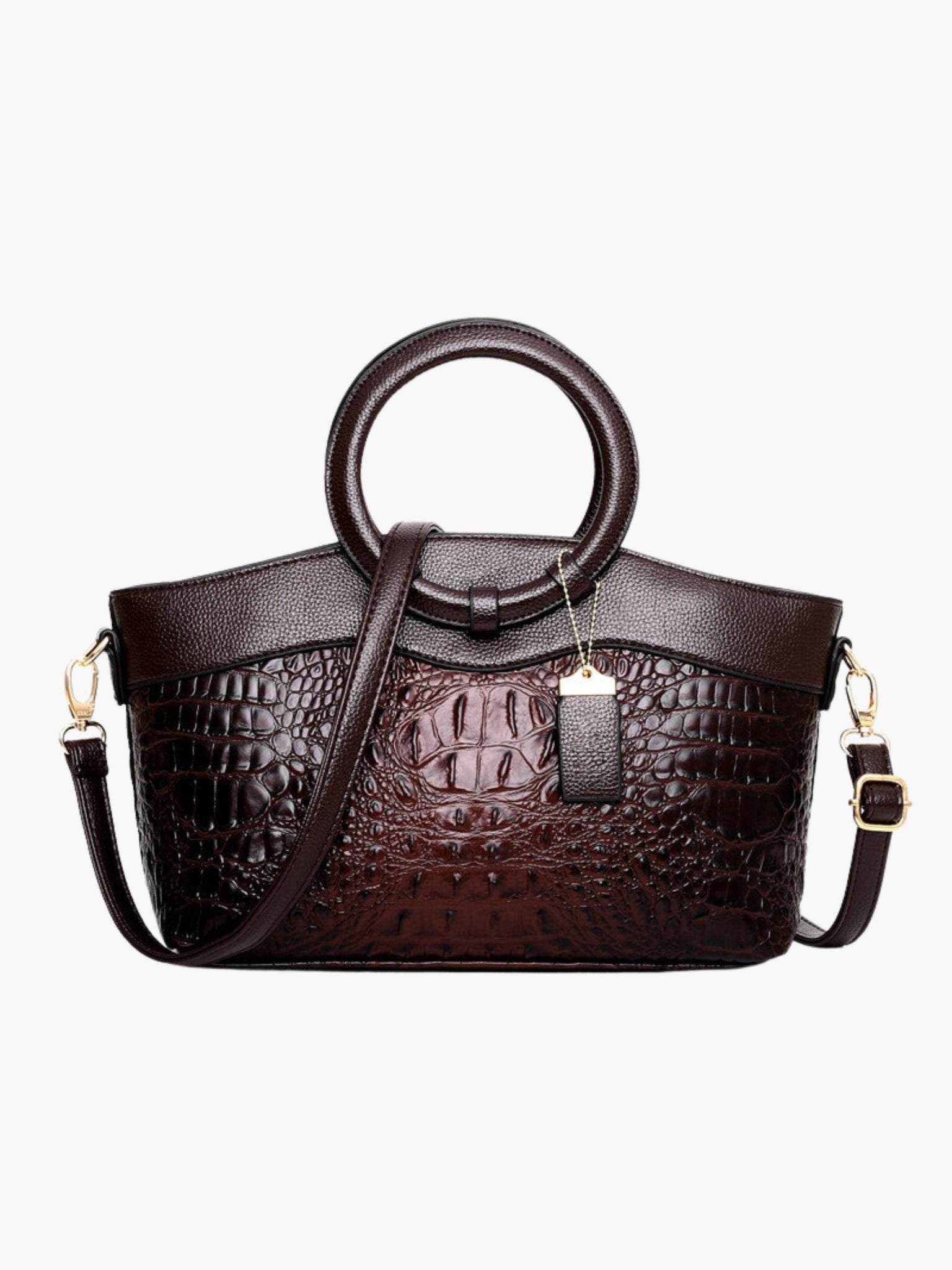 Elegante Ledertasche mit praktischem Schulterriemen