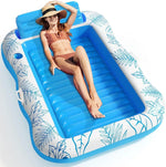 Sonnentraum - Aufblasbarer Lounger mit Getränkefach