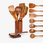 Öko-Küchenutensilien-Set im Skandinavischen Stil für moderne Köche