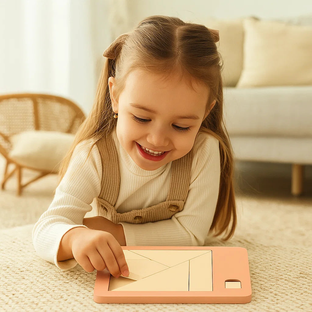 Wooden Puzzle Game Tangram Riddle