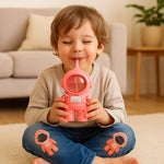 Astronaut-themed water bottle for children