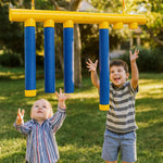 Reaction game for children with falling sticks