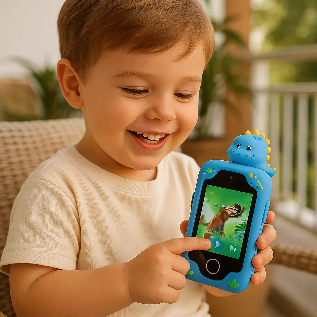 Interaktives Lernspielzeug im Smartphone-Design für Kinder