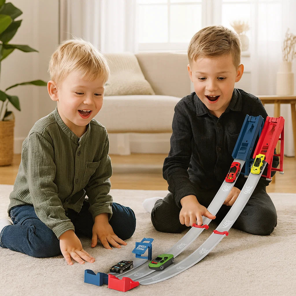 Catapult Race Track for Kids - Jump Track