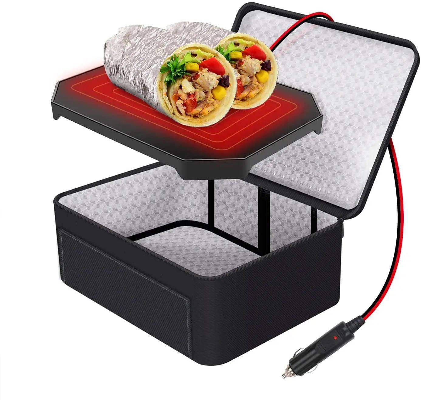 Electric Portable Food Warmer Lunch Box with 3-in-1 Plug