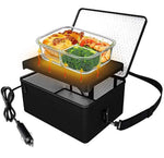Electric Portable Food Warmer Lunch Box with 3-in-1 Plug