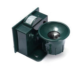 Solar-powered, weather-resistant bird repellent system with PIR sensor