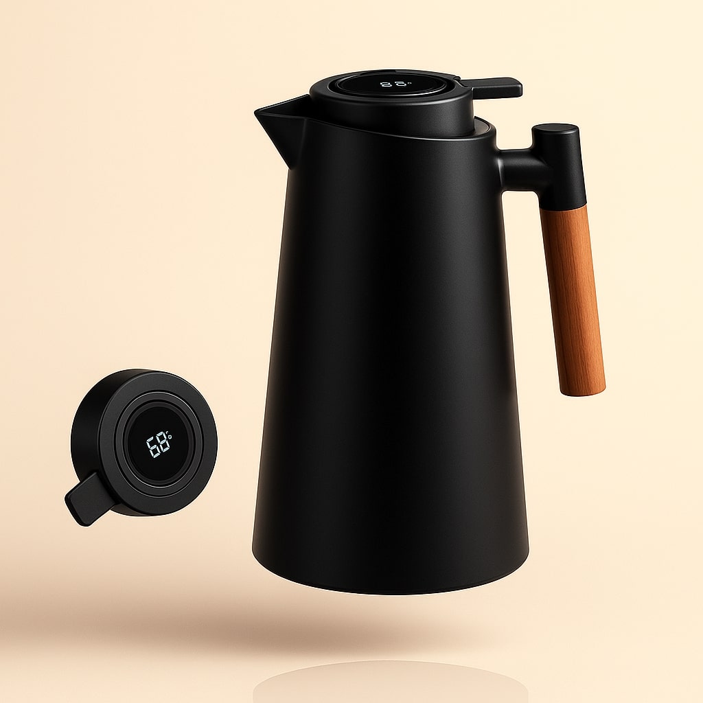 Modern Thermos Flask with Digital Display – 1 Liter for Perfect Temperatures